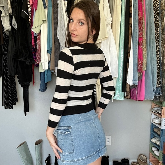 Y2K Vintage Esprit Chevron Sweater - Picture 4 of 7